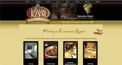 Desktop Screenshot of karczma-rzym.com.pl